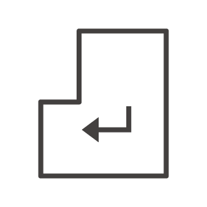 エンターキーのアイコン02