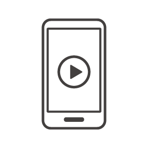 スマホで動画・音楽を再生のアイコン