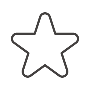 角丸の星のアイコン02