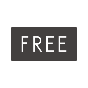 「FREE」の文字アイコン02