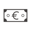 ユーロ紙幣・お札のアイコン