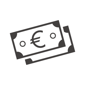 ユーロ紙幣・お札のアイコン03