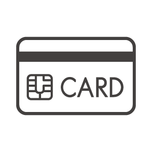 ICチップのクレジットカードアイコン02