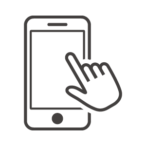 スマホの操作のアイコン