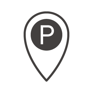 地図上の駐車場・パーキングのマークアイコン02