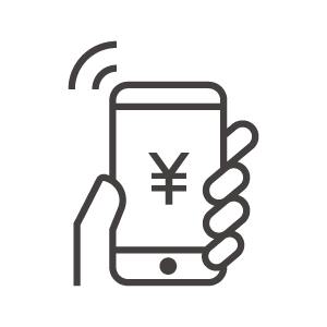 スマホでオンライン決済のアイコン