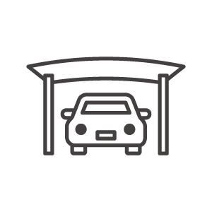車とカーポートのアイコン素材 無料のアイコンイラスト集 Icon Pit