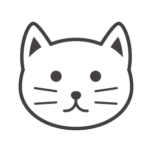 かわいい猫 ねこ の顔のアイコン素材 無料のアイコンイラスト集 Icon Pit