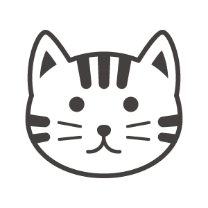 かわいいトラ猫 ねこ の顔のアイコン素材 無料のアイコンイラスト集 Icon Pit