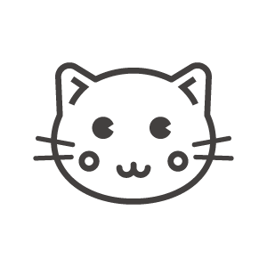 かわいい猫 ねこ の顔のアイコン03素材 無料のアイコンイラスト集 Icon Pit