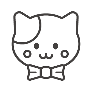 リボンを付けたかわいい猫（ねこ）アイコン | フリーのアイコンイラスト素材 icon-pit