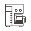 コーヒーメーカー（マシン）のアイコン