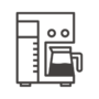 コーヒーメーカー（マシン）のアイコン