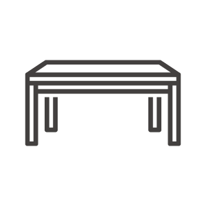 ダイニングテーブルのアイコン02素材 無料のアイコンイラスト集 Icon Pit