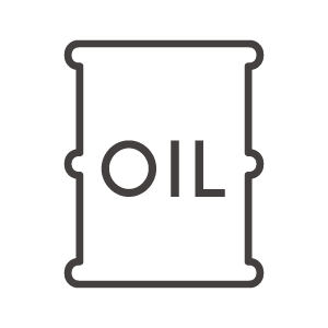 「OIL」の文字とドラム缶のアイコン