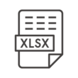 xlsx（Excel）のファイルアイコン