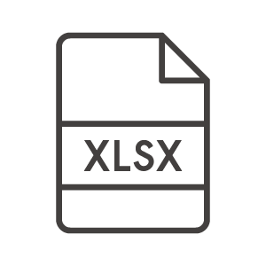 Xlsx Excel のファイルアイコン02素材 無料のアイコンイラスト集 Icon Pit