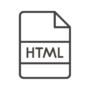 HTMLのファイルアイコン02