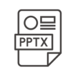 pptx（PowerPoint）のファイルアイコン