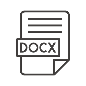 docx（Word）のファイルアイコン