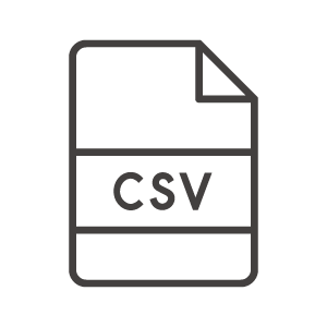 CSVのファイルアイコン
