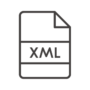 XMLのファイルアイコン