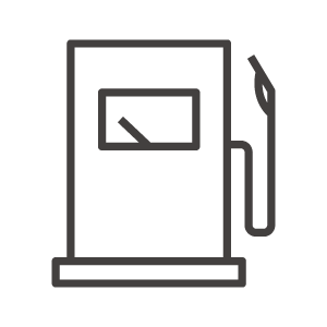 ガソリンスタンドのアイコン02素材 無料のアイコンイラスト集 Icon Pit