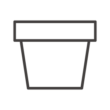 プランター・植木鉢（丸型）のアイコン
