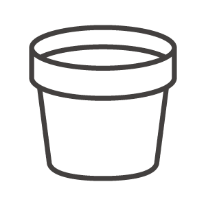 プランター・植木鉢（丸型）のアイコン02