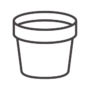 プランター・植木鉢（丸型）のアイコン02