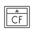 CF（コンパクトフラッシュ）のアイコン