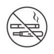 電子タバコ／加熱式タバコを含む禁煙のアイコン02