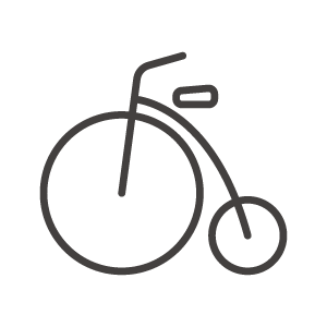 アンティーク自転車のアイコン
