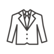 ネクタイとスーツ／ジャケットのアイコン02