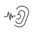 聴力／耳の検査のアイコン