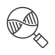 DNA鑑定のアイコン