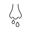 鼻水／鼻炎のアイコン