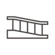 スロープ／バリアフリーのアイコン