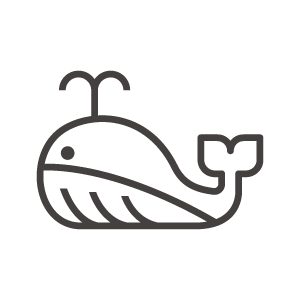 クジラ（鯨）のアイコン