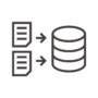 データ集計／統合のアイコン