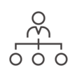 上司や組織図のアイコン