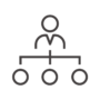 上司や組織図のアイコン