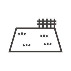 空地／土地のアイコン
