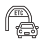 ETCと車のアイコン