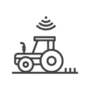 農機具の無人運転／農業DXのアイコン