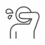 泣く人のアイコン