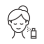 肌のお手入れのアイコン