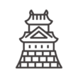 日本のお城のアイコン02