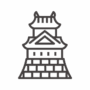 日本のお城のアイコン02