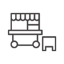 移動販売車のアイコン